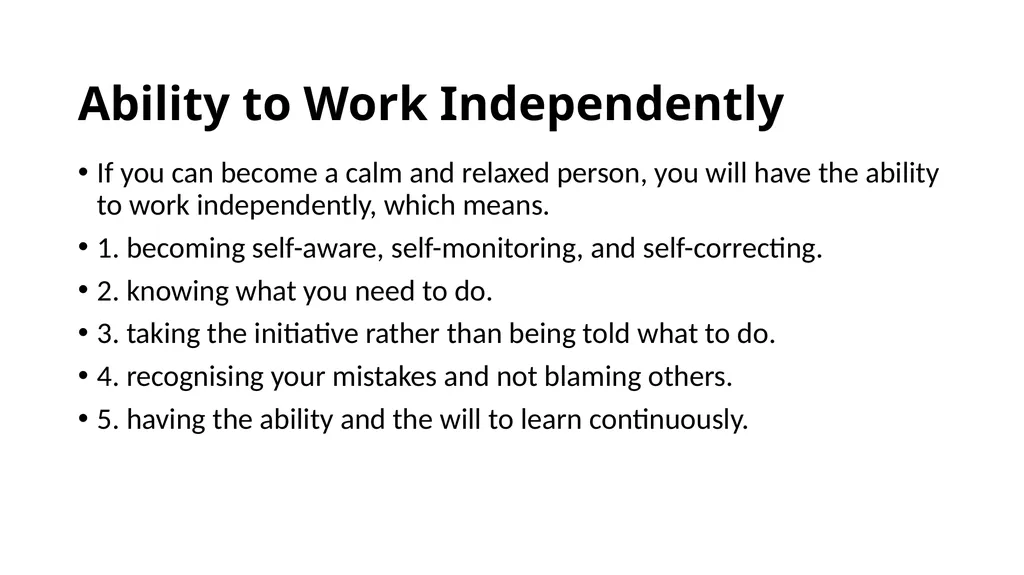Self Management Skills Session 1: Stress - slide 8 of 15