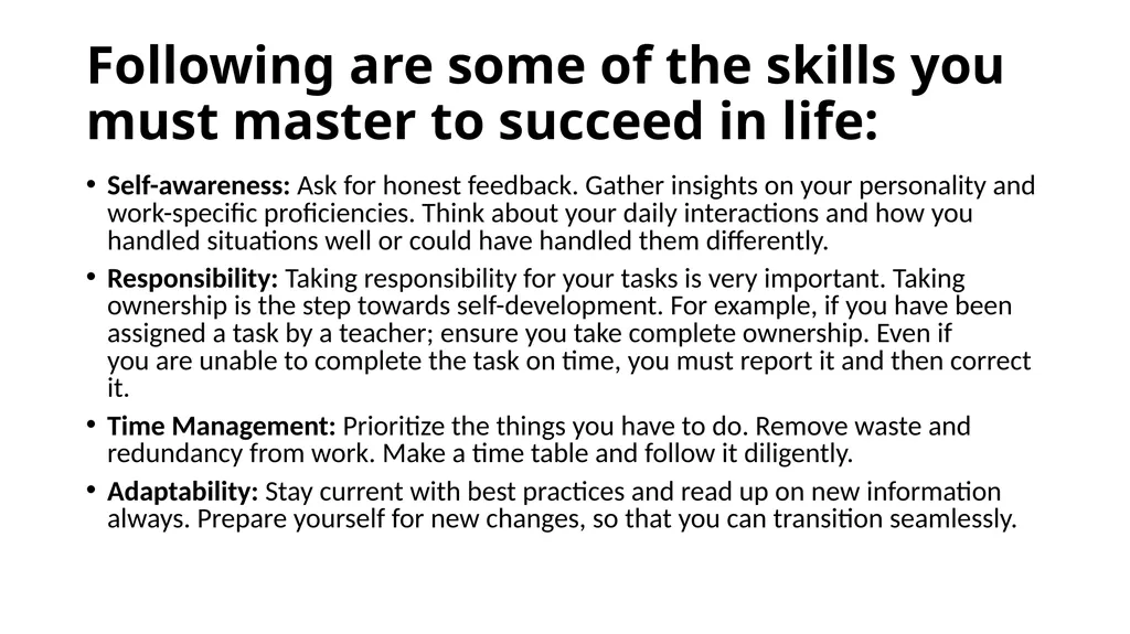 Self Management Skills Session 1: Stress - slide 3 of 15