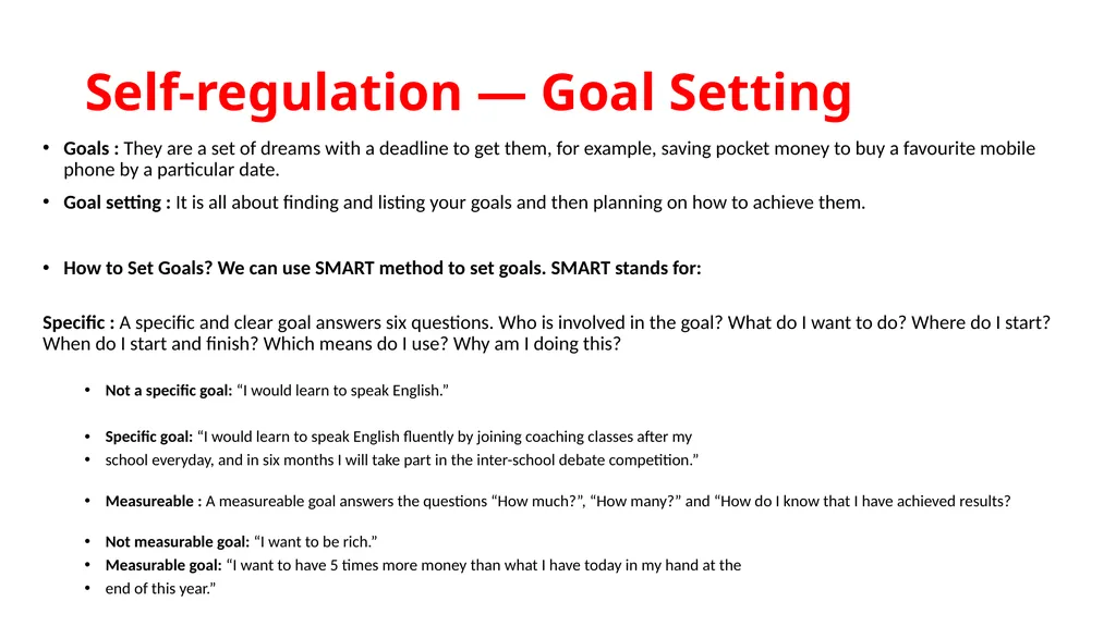 Self Management Skills Session 1: Stress - slide 13 of 15