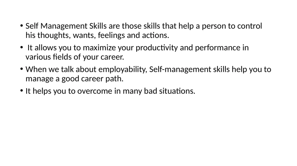 Self Management Skills Session 1: Stress - slide 2 of 15