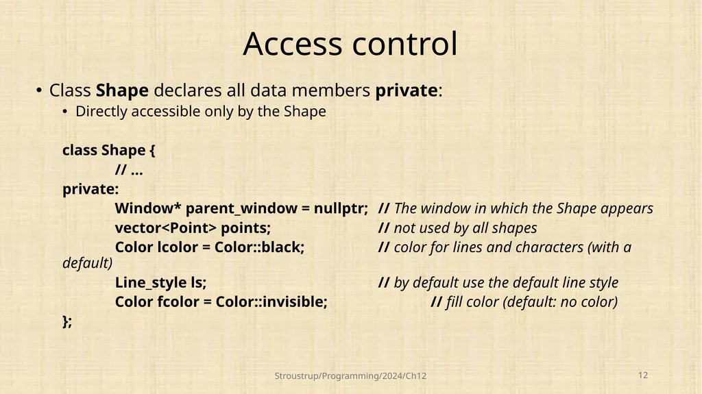 Chapter 12 – Class design Functional, durable, - slide 12 of 32