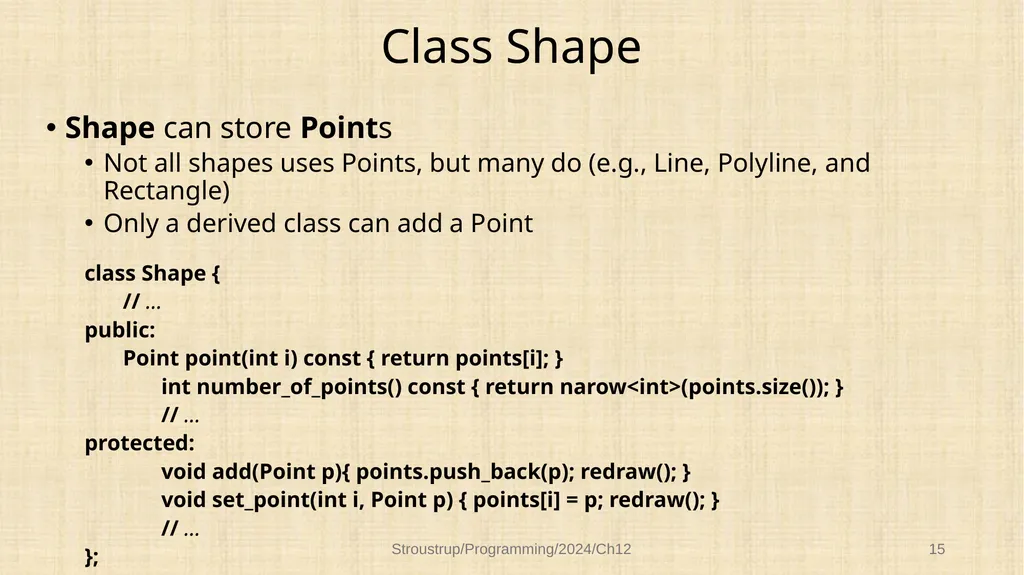 Chapter 12 – Class design Functional, durable, - slide 15 of 32