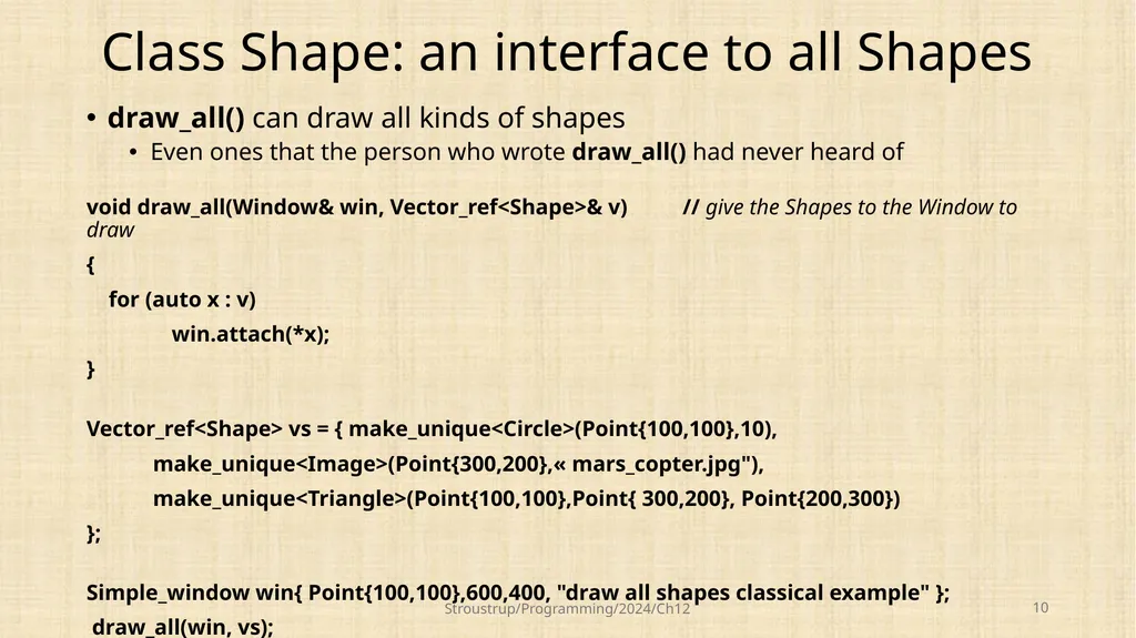 Chapter 12 – Class design Functional, durable, - slide 10 of 32
