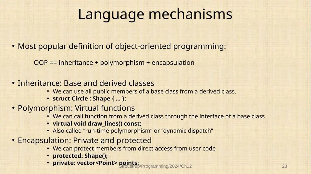 Chapter 12 – Class design Functional, durable, - slide 23 of 32