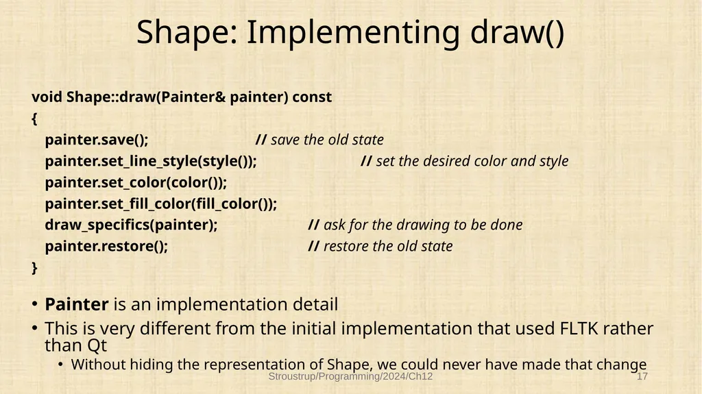 Chapter 12 – Class design Functional, durable, - slide 17 of 32