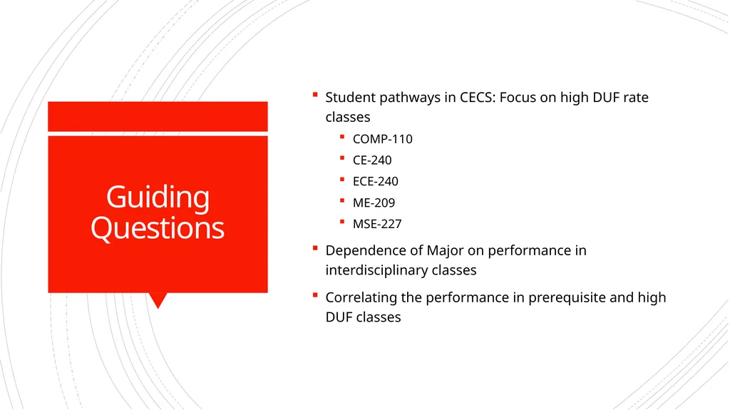 Pathways through CECS Majors, from first - slide 2 of 5
