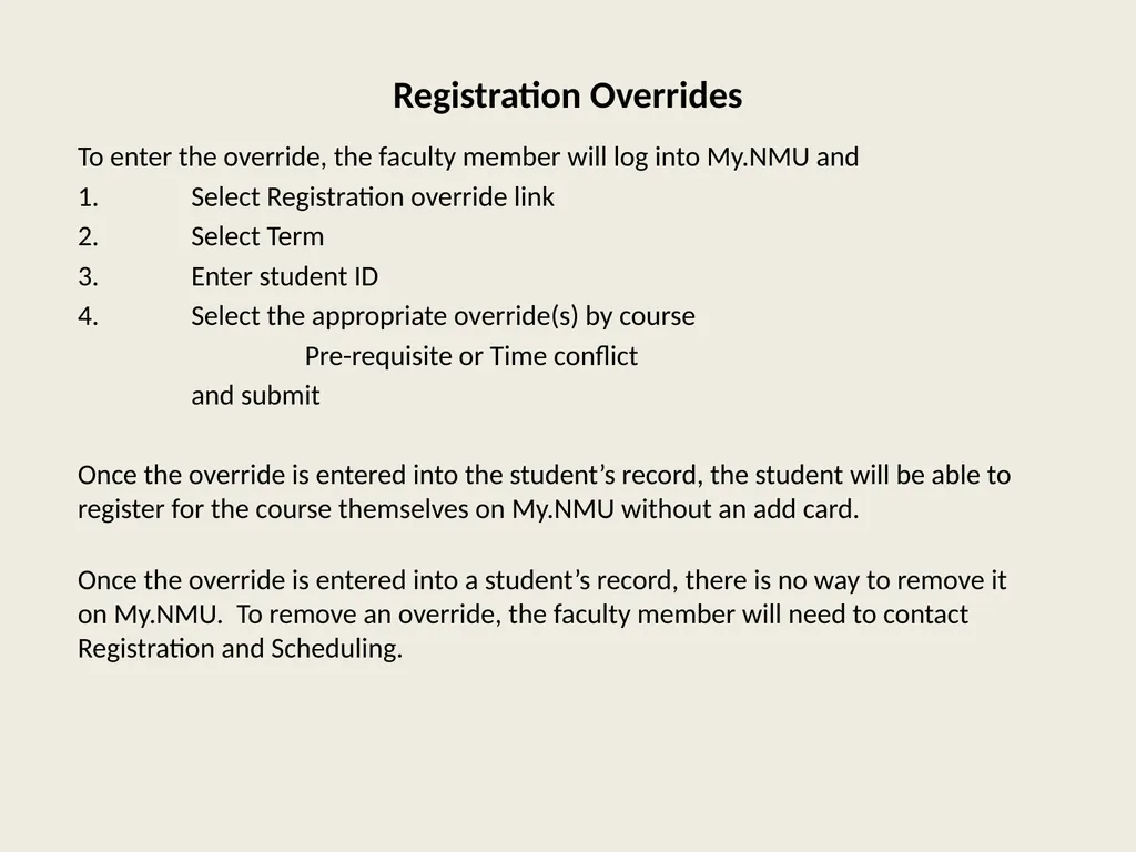 Waitlist Registration Process Overview Students - slide 15 of 23