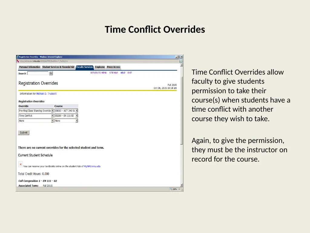 Waitlist Registration Process Overview Students - slide 17 of 23