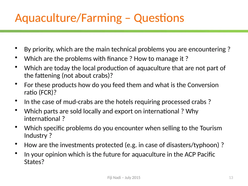 Promoting regional trade and agribusiness - slide 13 of 25
