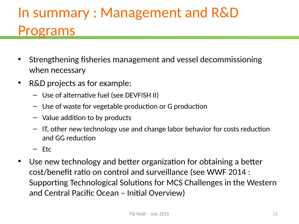 Promoting regional trade and agribusiness - slide 23 of 25