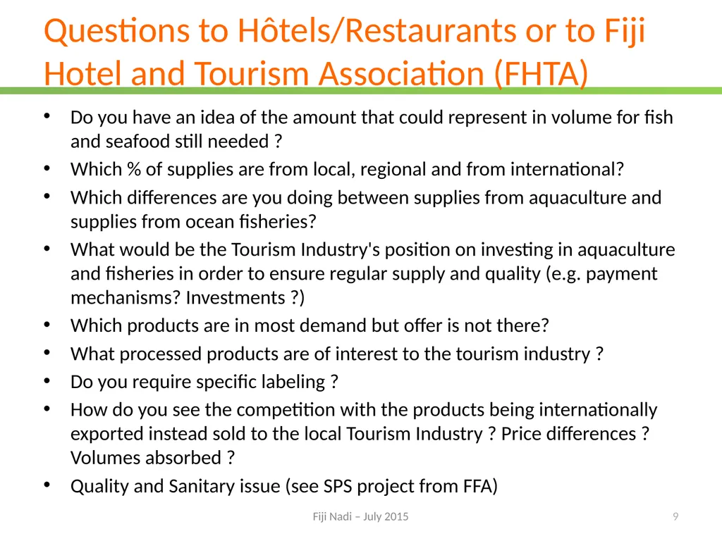 Promoting regional trade and agribusiness - slide 9 of 25