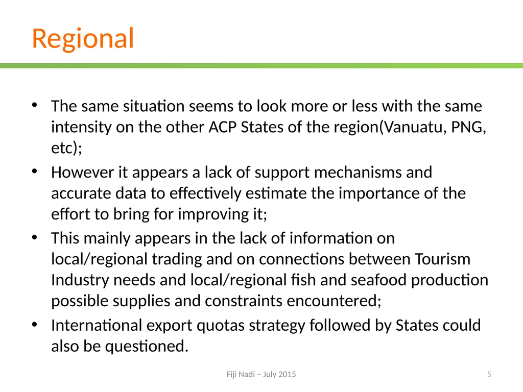 Promoting regional trade and agribusiness - slide 5 of 25