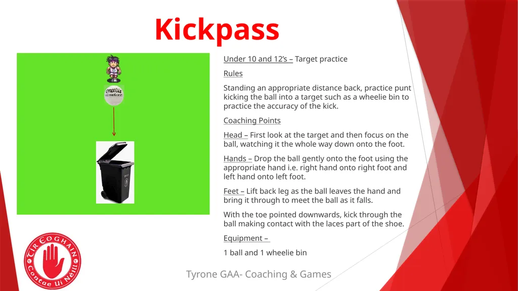 Tyrone GAA- Coaching & Games Parent Resource Stay - slide 11 of 17