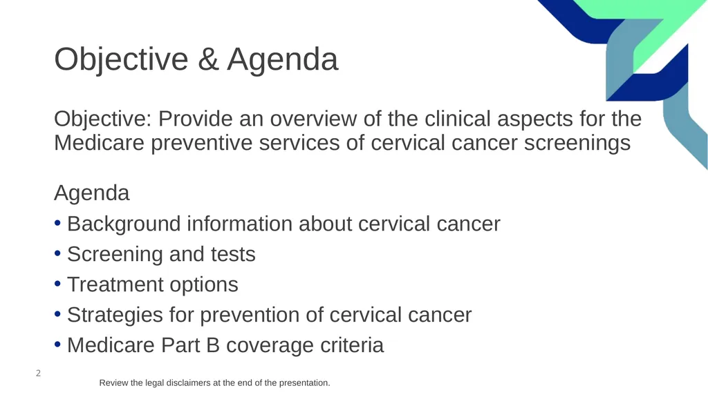 Cervical Cancer Screening (Clinical) February 2026 - slide 2 of 34