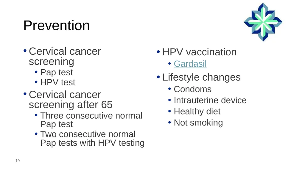 Cervical Cancer Screening (Clinical) February 2026 - slide 19 of 34