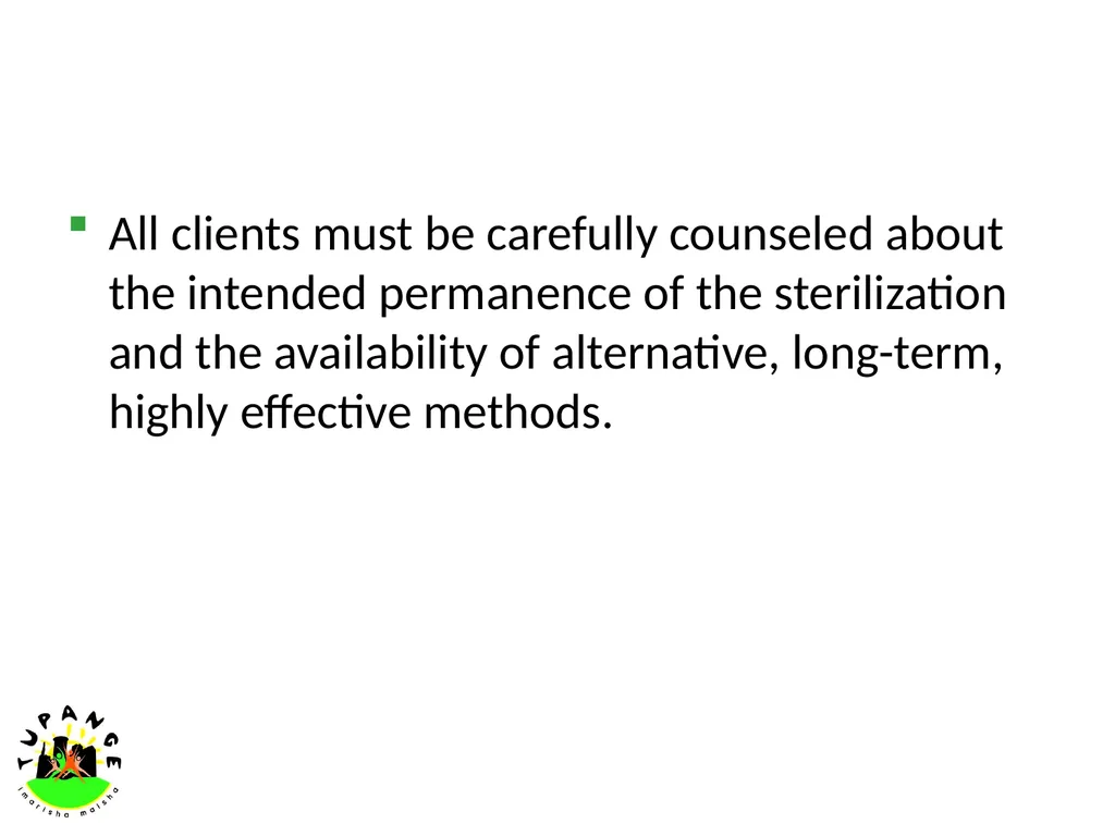 PERMANENT METHODS OF CONTRACEPTION INTRODUCTION - slide 4 of 25
