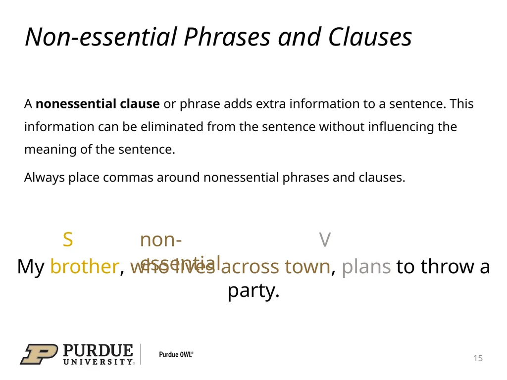 Conquering the Comma A comma is a punctuation mark - slide 15 of 26
