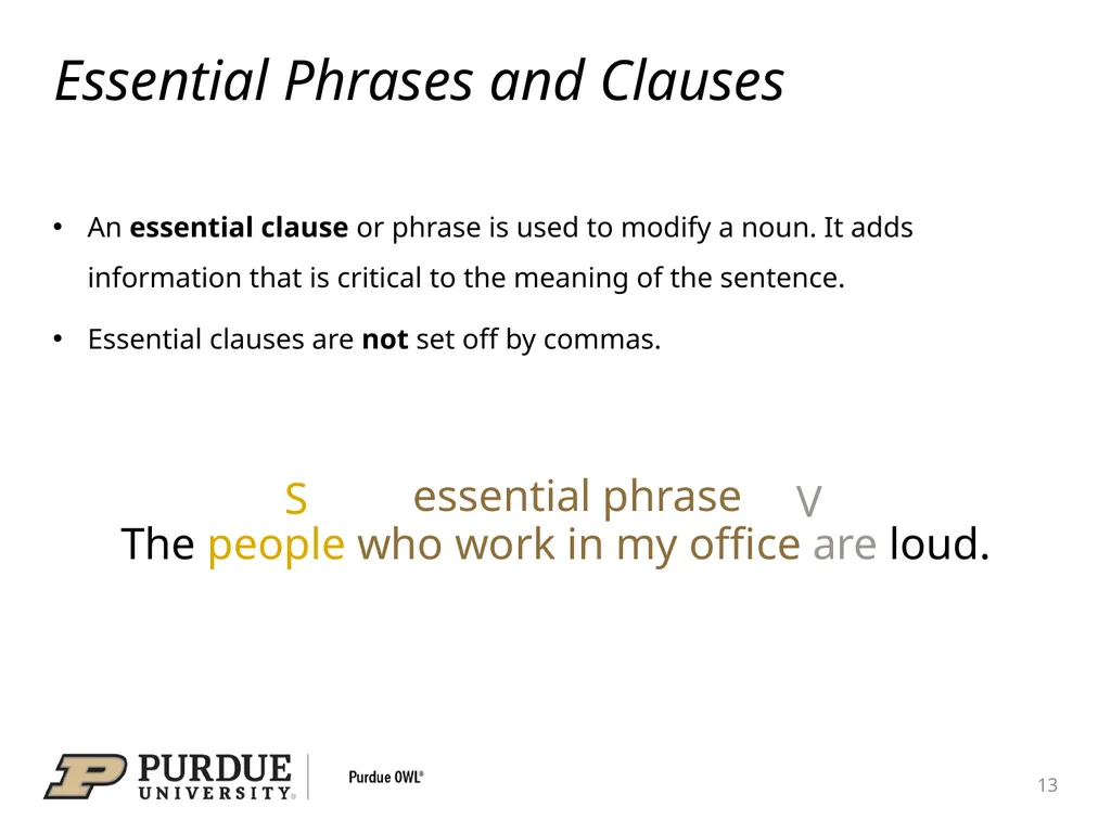Conquering the Comma A comma is a punctuation mark - slide 13 of 26