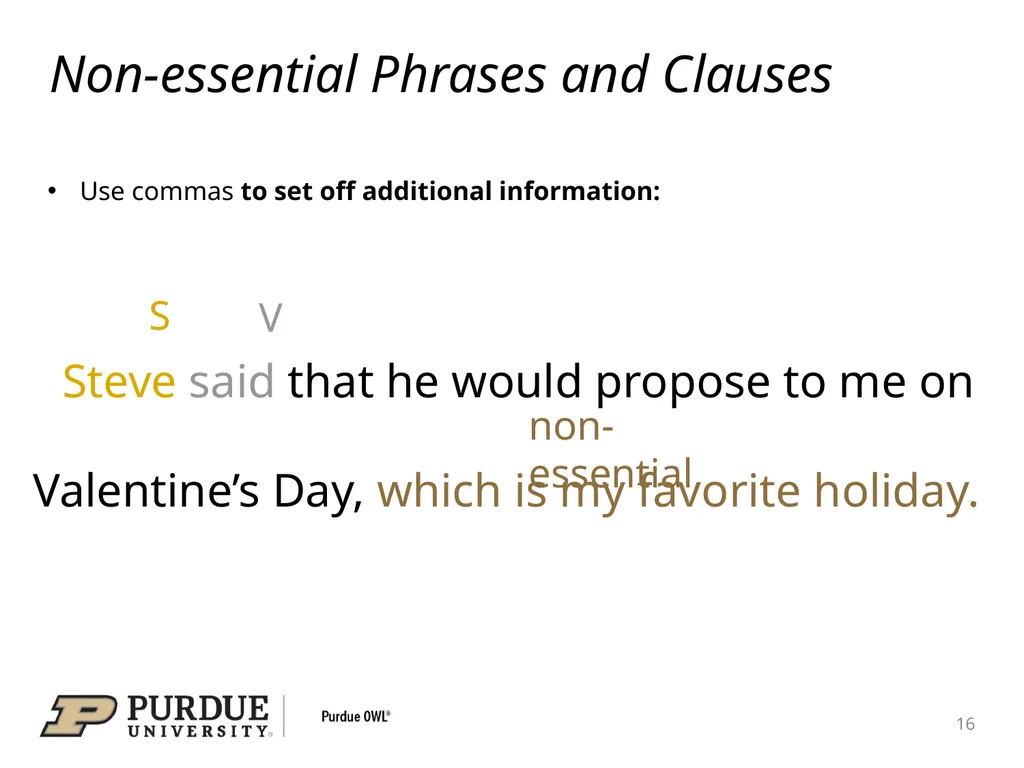 Conquering the Comma A comma is a punctuation mark - slide 16 of 26