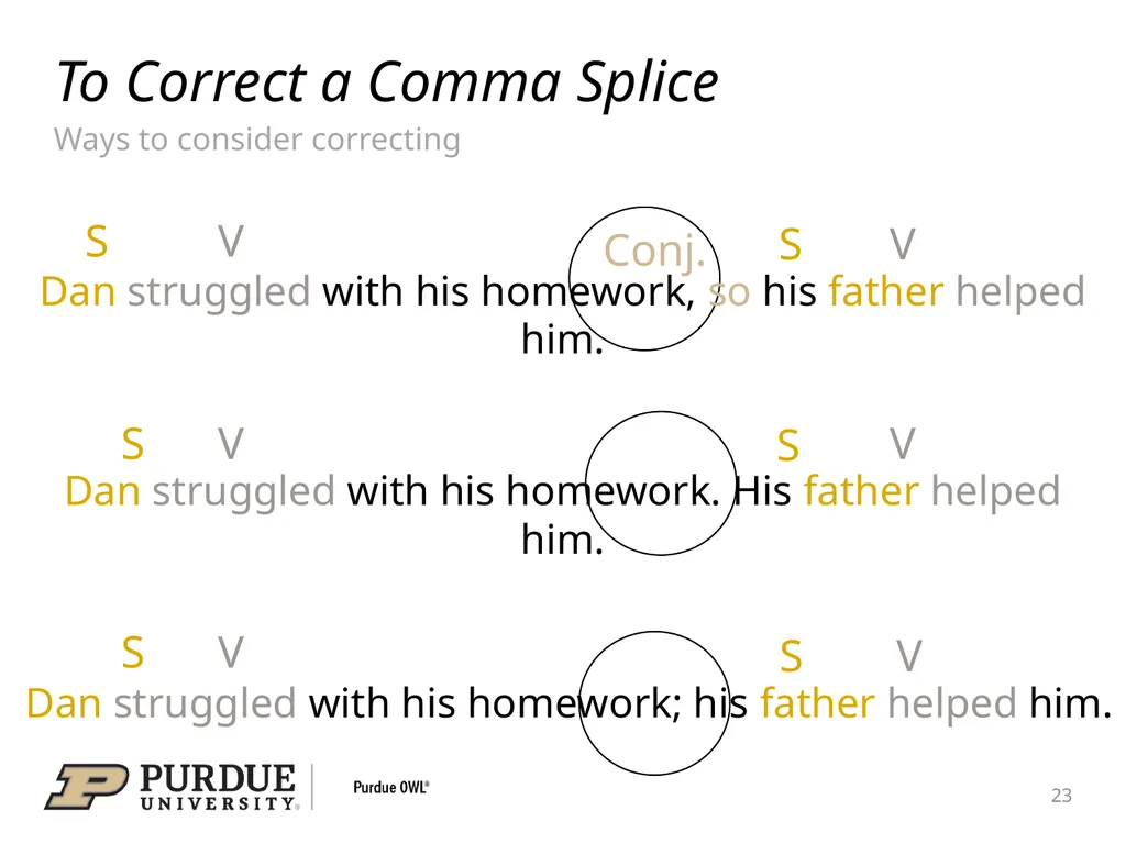 Conquering the Comma A comma is a punctuation mark - slide 23 of 26