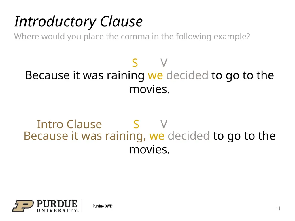 Conquering the Comma A comma is a punctuation mark - slide 11 of 26