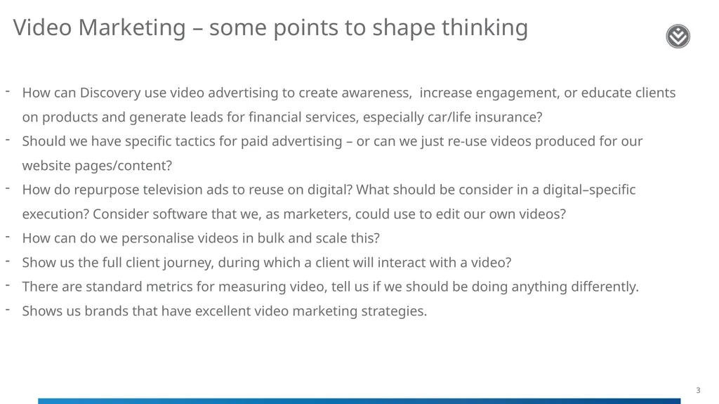 2019 Digital Marketing case study: Graduate - slide 3 of 5