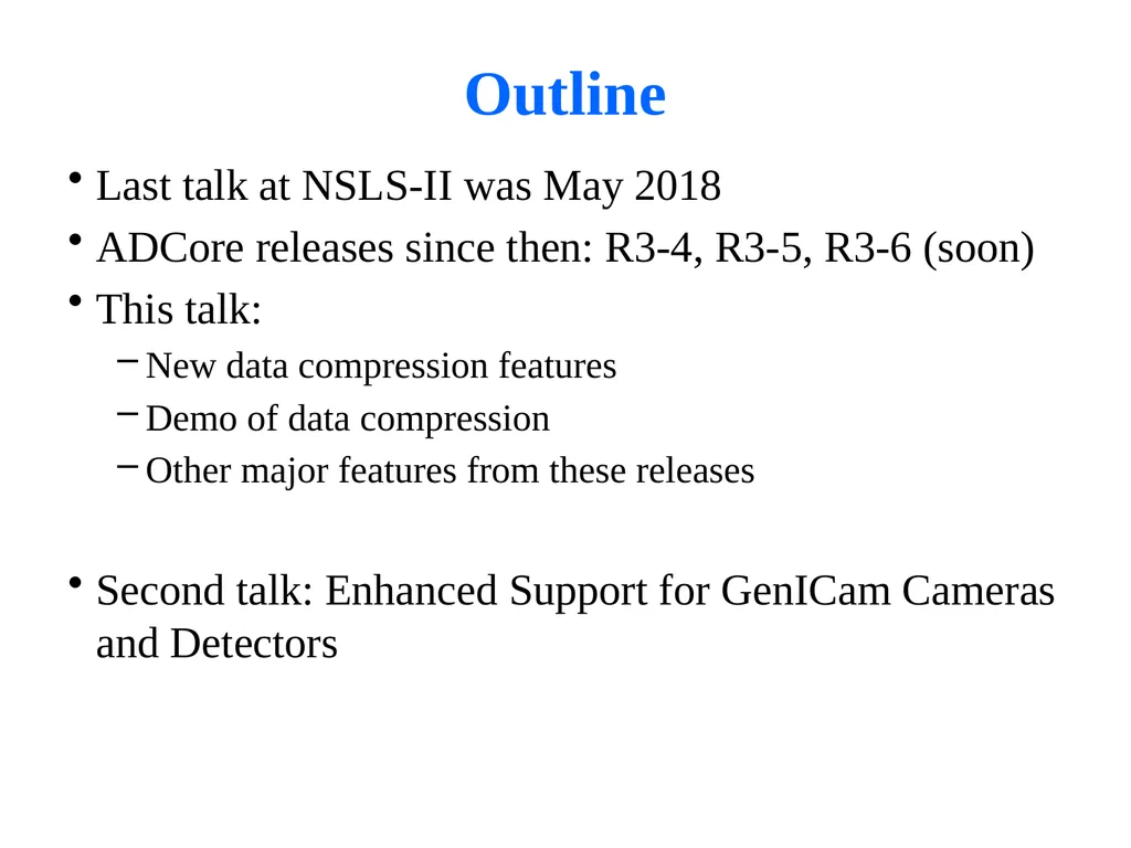 Smaller and Faster: Data Compression in - slide 2 of 22