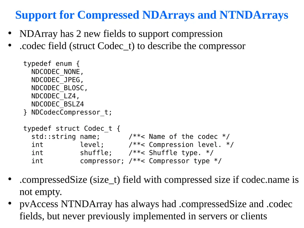Smaller and Faster: Data Compression in - slide 4 of 22