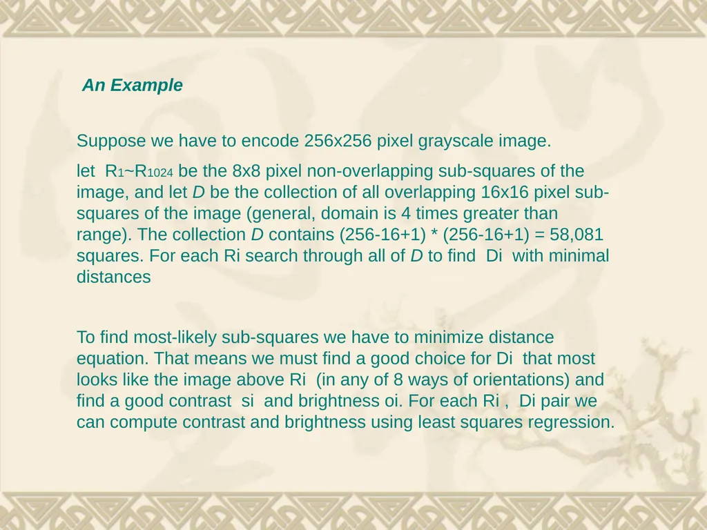5. Fractal Compression Fractal compression is a - slide 36 of 38