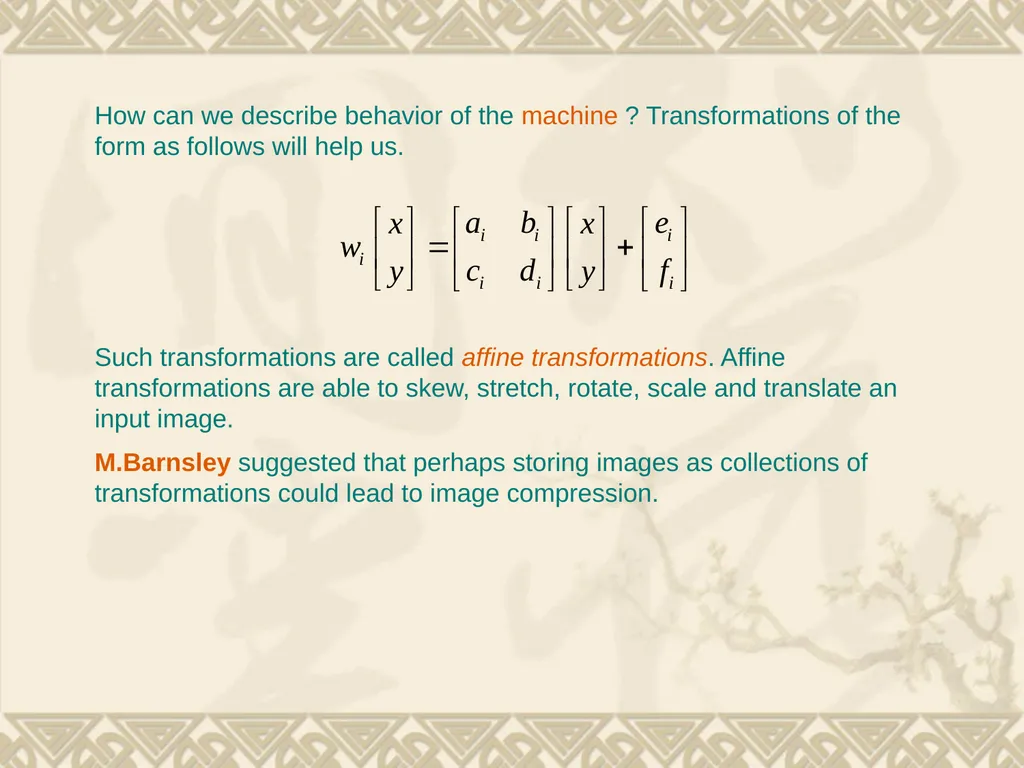 5. Fractal Compression Fractal compression is a - slide 30 of 38