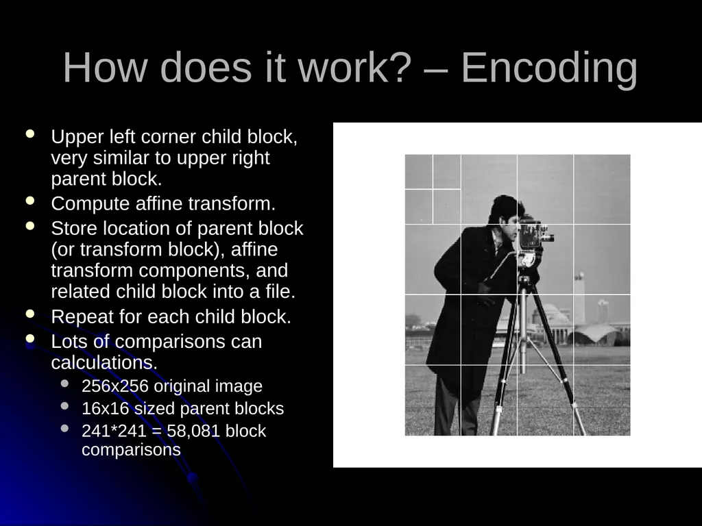 5. Fractal Compression Fractal compression is a - slide 17 of 38
