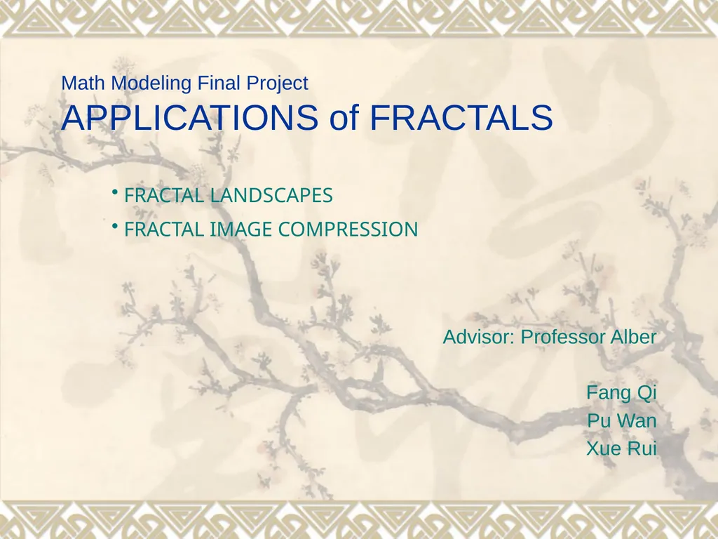 5. Fractal Compression Fractal compression is a - slide 23 of 38