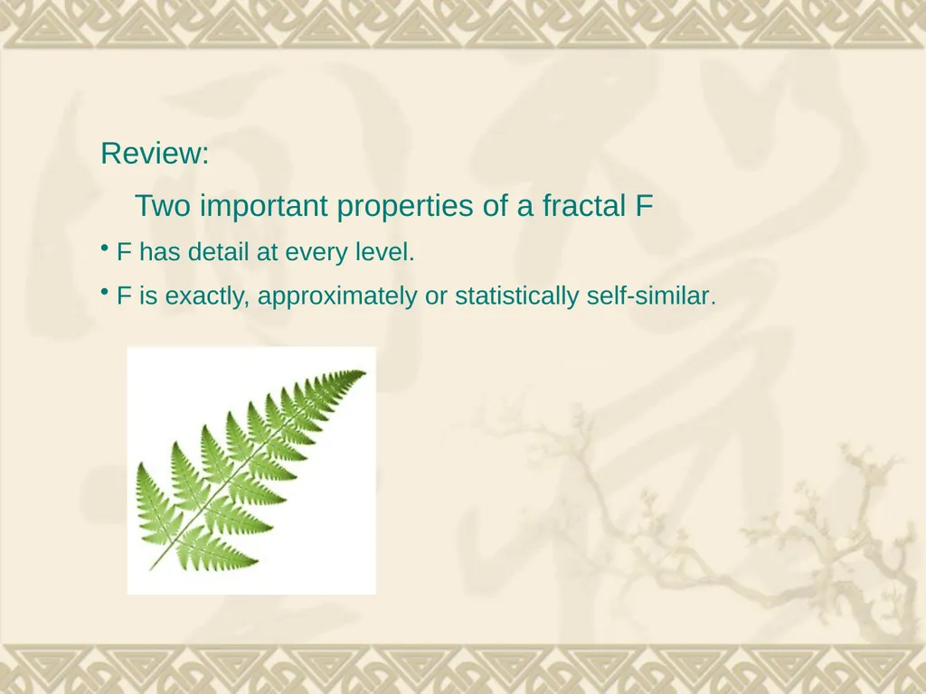5. Fractal Compression Fractal compression is a - slide 24 of 38