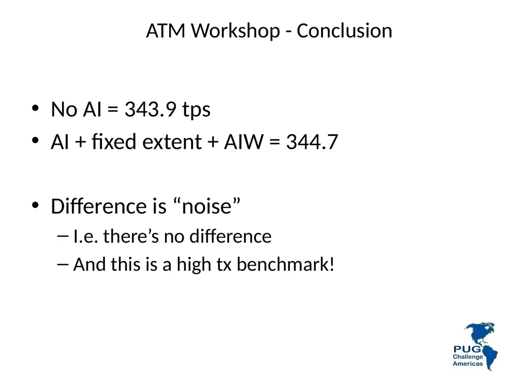 Performance Tuning Workshop - Architecture Adam - slide 106 of 107