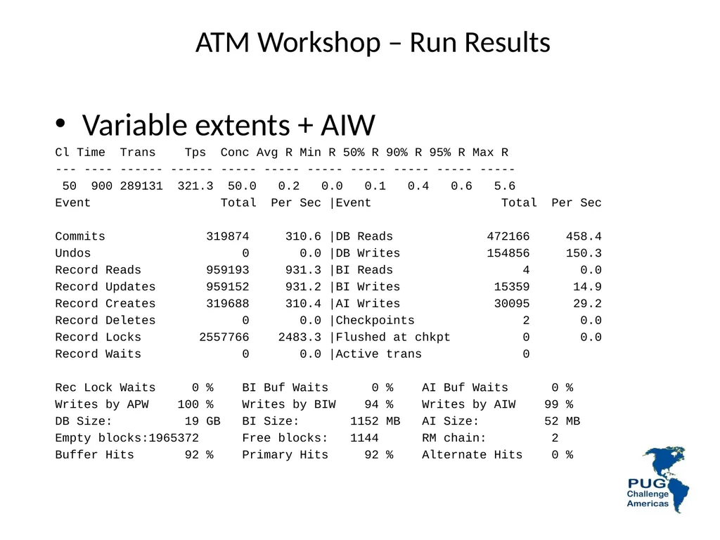 Performance Tuning Workshop - Architecture Adam - slide 104 of 107
