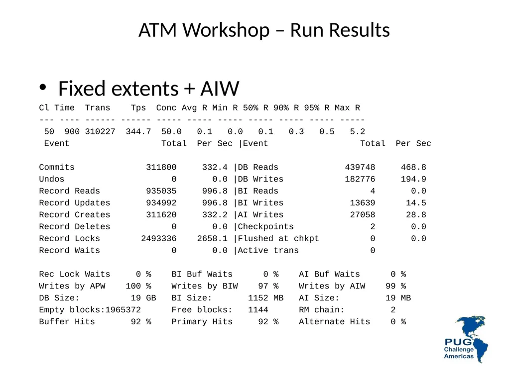 Performance Tuning Workshop - Architecture Adam - slide 105 of 107
