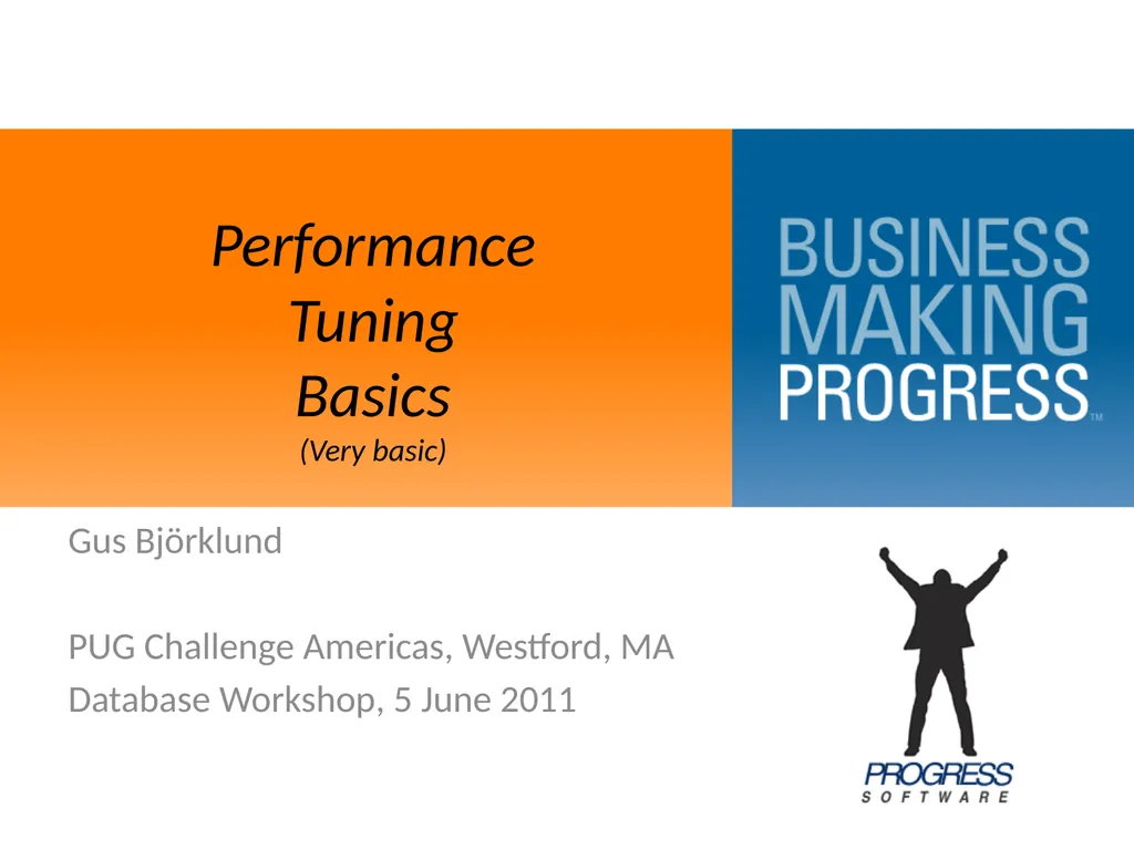 Performance Tuning Workshop - Architecture Adam - slide 25 of 107