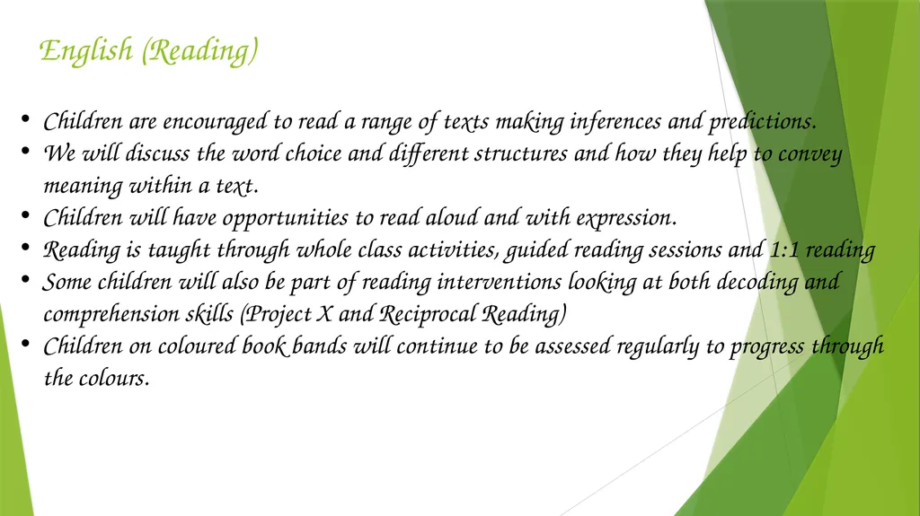 Year 5 Parent Information Evening Elder Class - slide 7 of 17