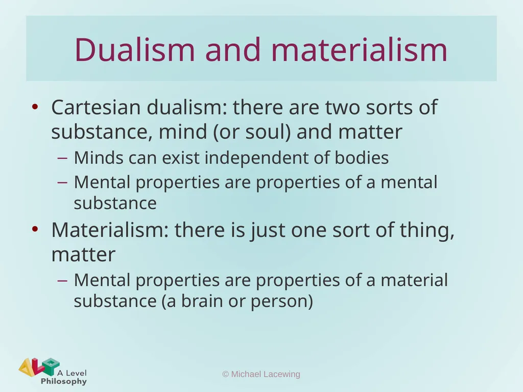 The Mind-Brain Type Identity Theory Michael - slide 2 of 8