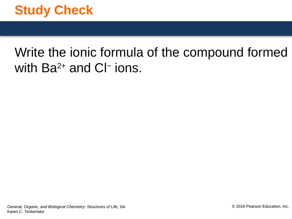 6.2 Writing Formulas for Ionic Compounds Ionic - slide 7 of 10