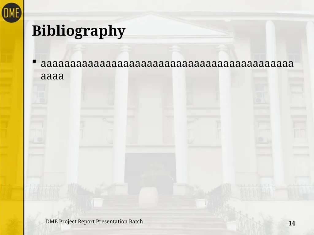 Title of Summer Internship Project Report Company - slide 14 of 15