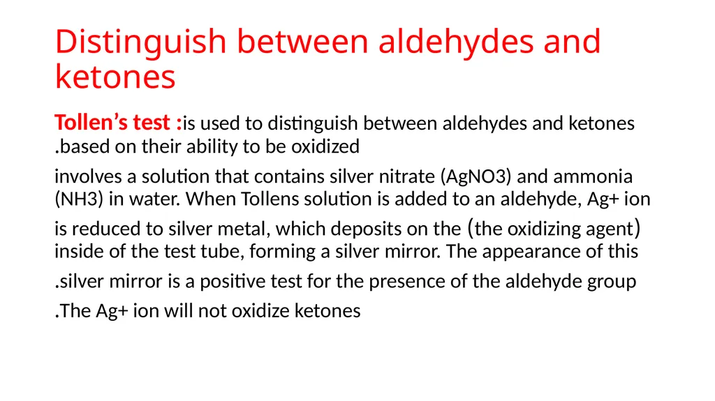 Compounds Containing A Carbonyl Group Dr.Entssar - slide 24 of 28