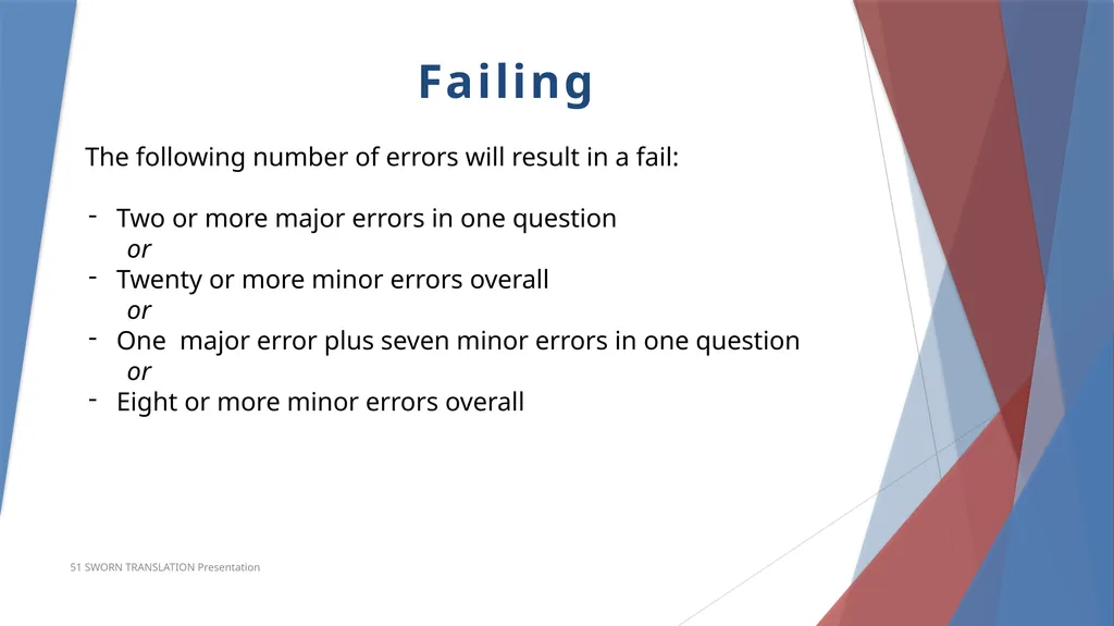 Accreditation in Sworn Translation Prerequisites - slide 16 of 23