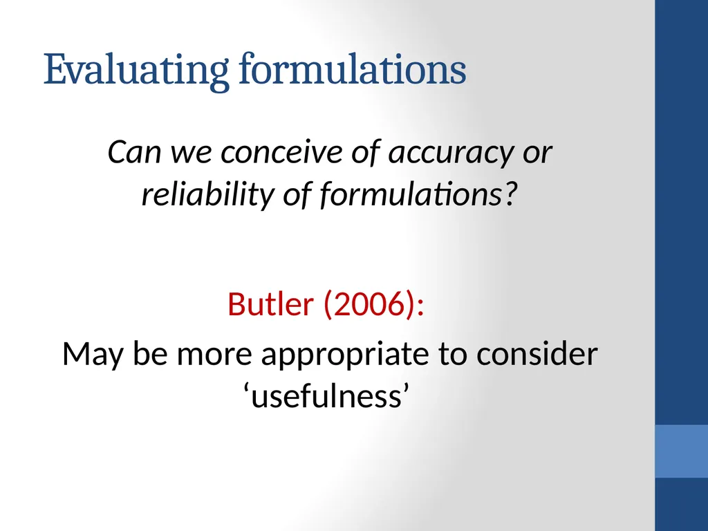Therapists’ perspectives on using case formulation - slide 4 of 16