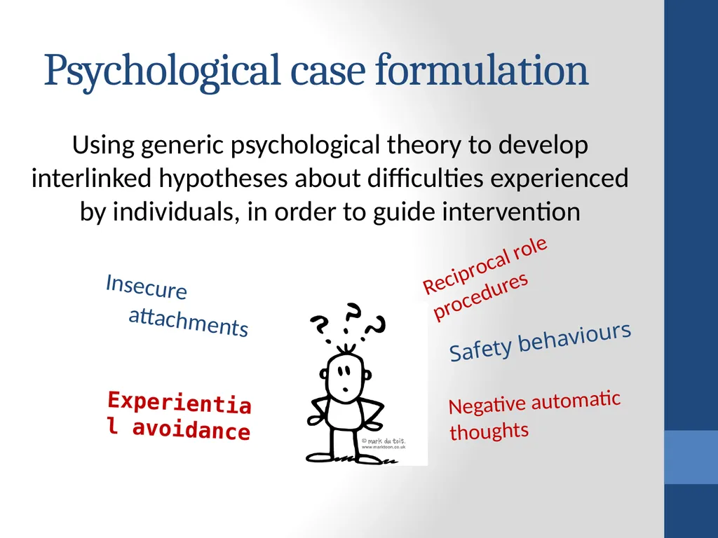 Therapists’ perspectives on using case formulation - slide 2 of 16