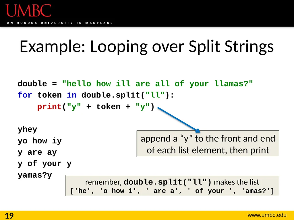 CMSC201 Computer Science I for Majors Lecture 16 – - slide 19 of 39