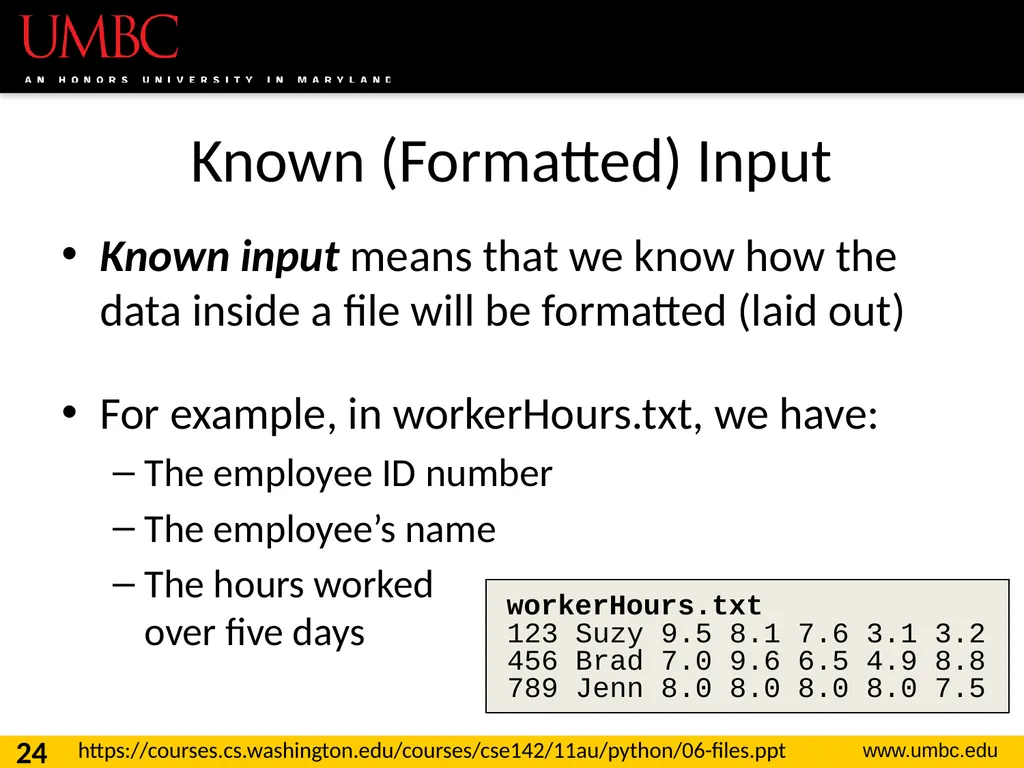 CMSC201 Computer Science I for Majors Lecture 16 – - slide 24 of 39