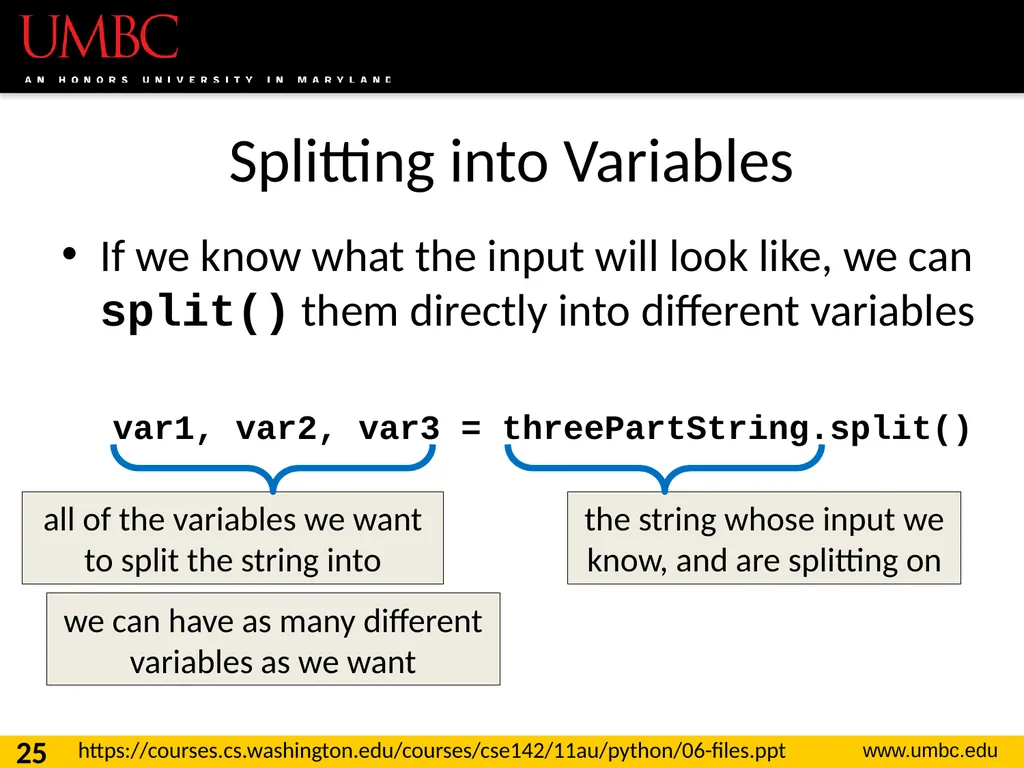 CMSC201 Computer Science I for Majors Lecture 16 – - slide 25 of 39