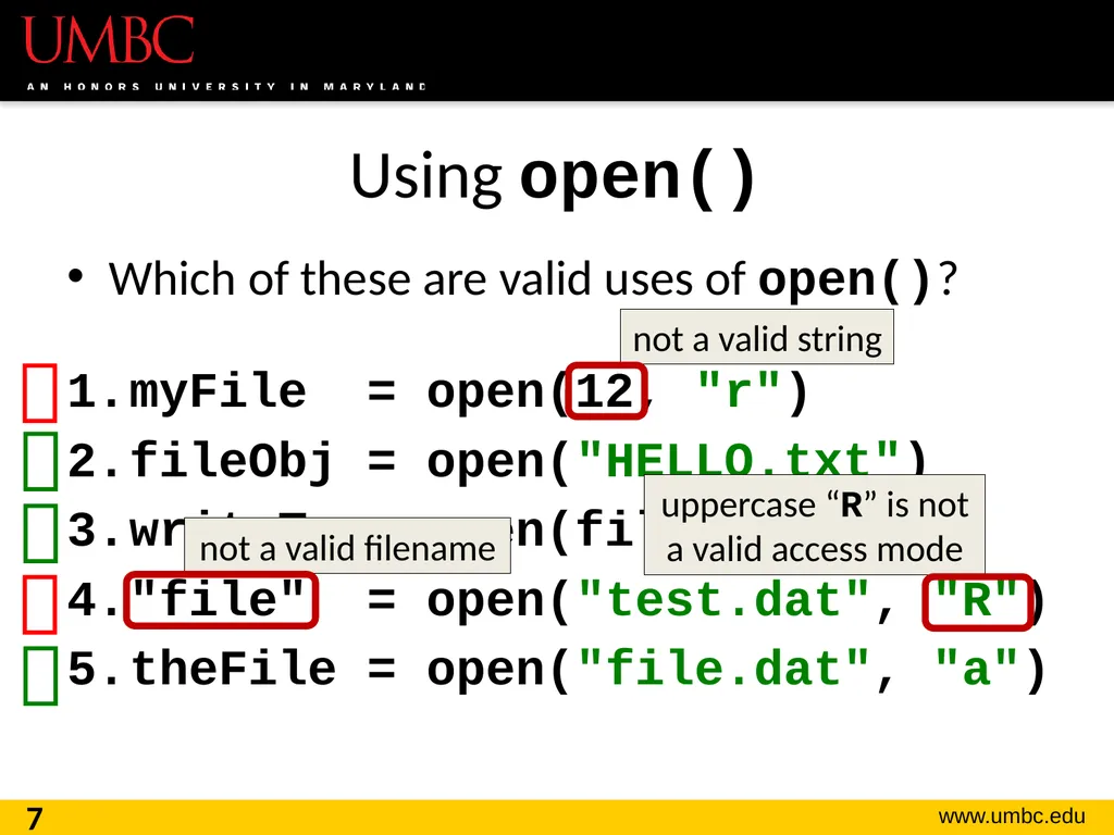 CMSC201 Computer Science I for Majors Lecture 16 – - slide 7 of 39