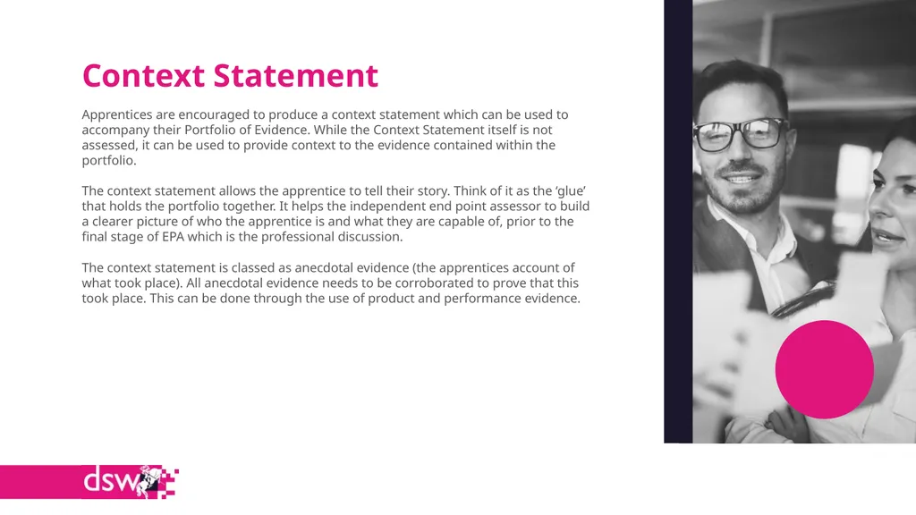 DSW End Point Assessment Insurance Practitioner - slide 10 of 19